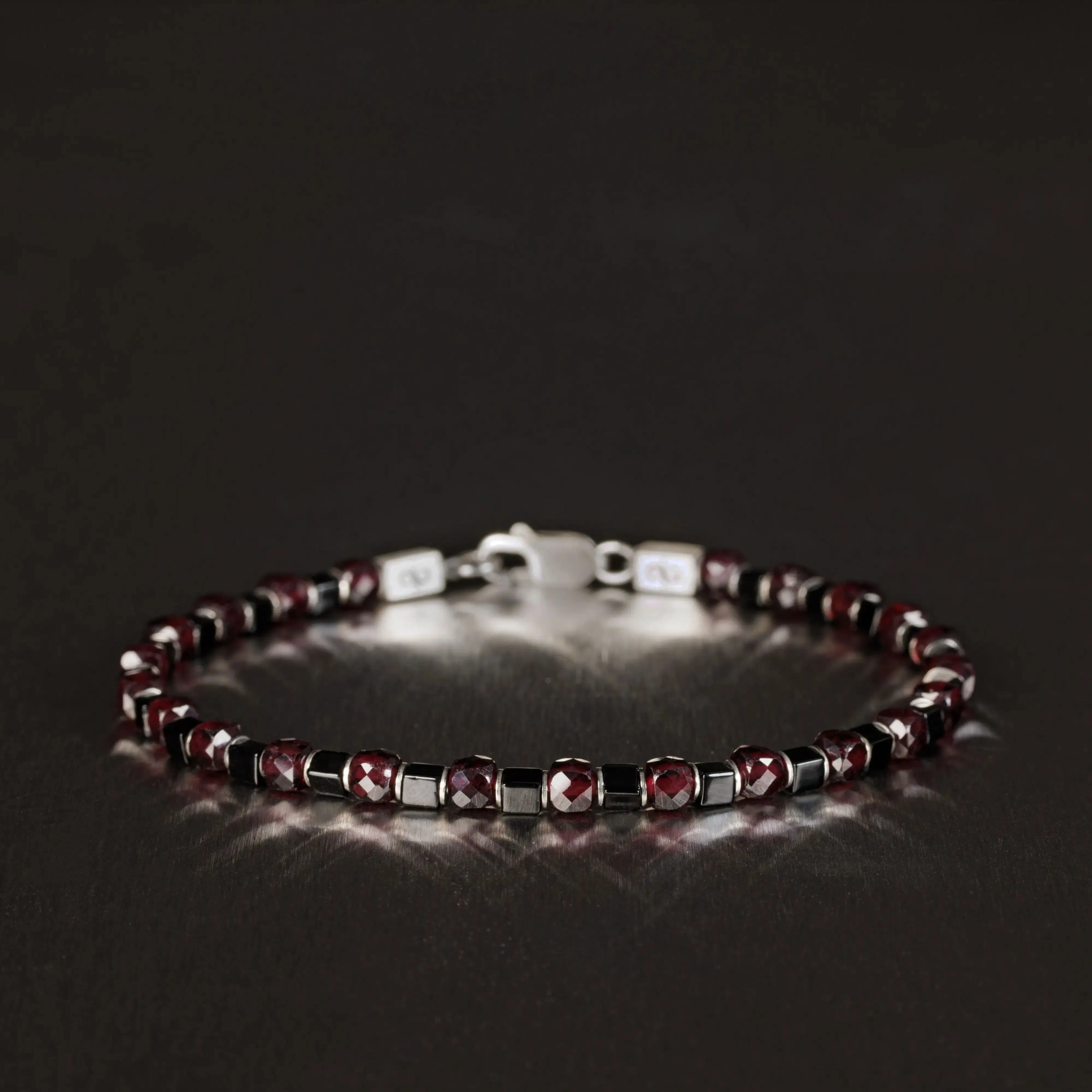 Red Garnet Bracelet XI (4mm)