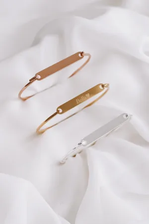 Revie - Engraved Bar Bracelet