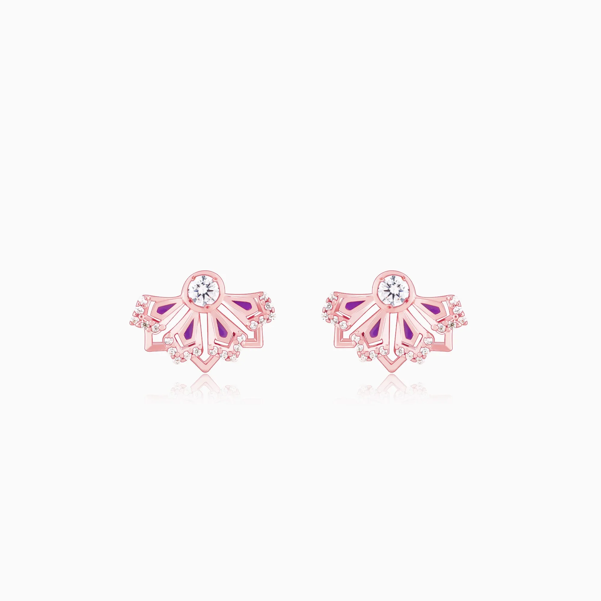 Rose Gold Dreamy Wonder Earrings