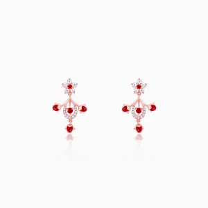 Rose Gold Grow in Love Earrings