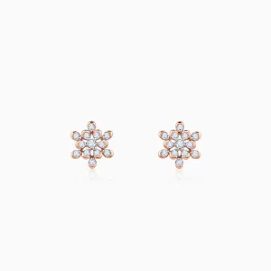 Rose Gold Magnetiq Diamond Earrings