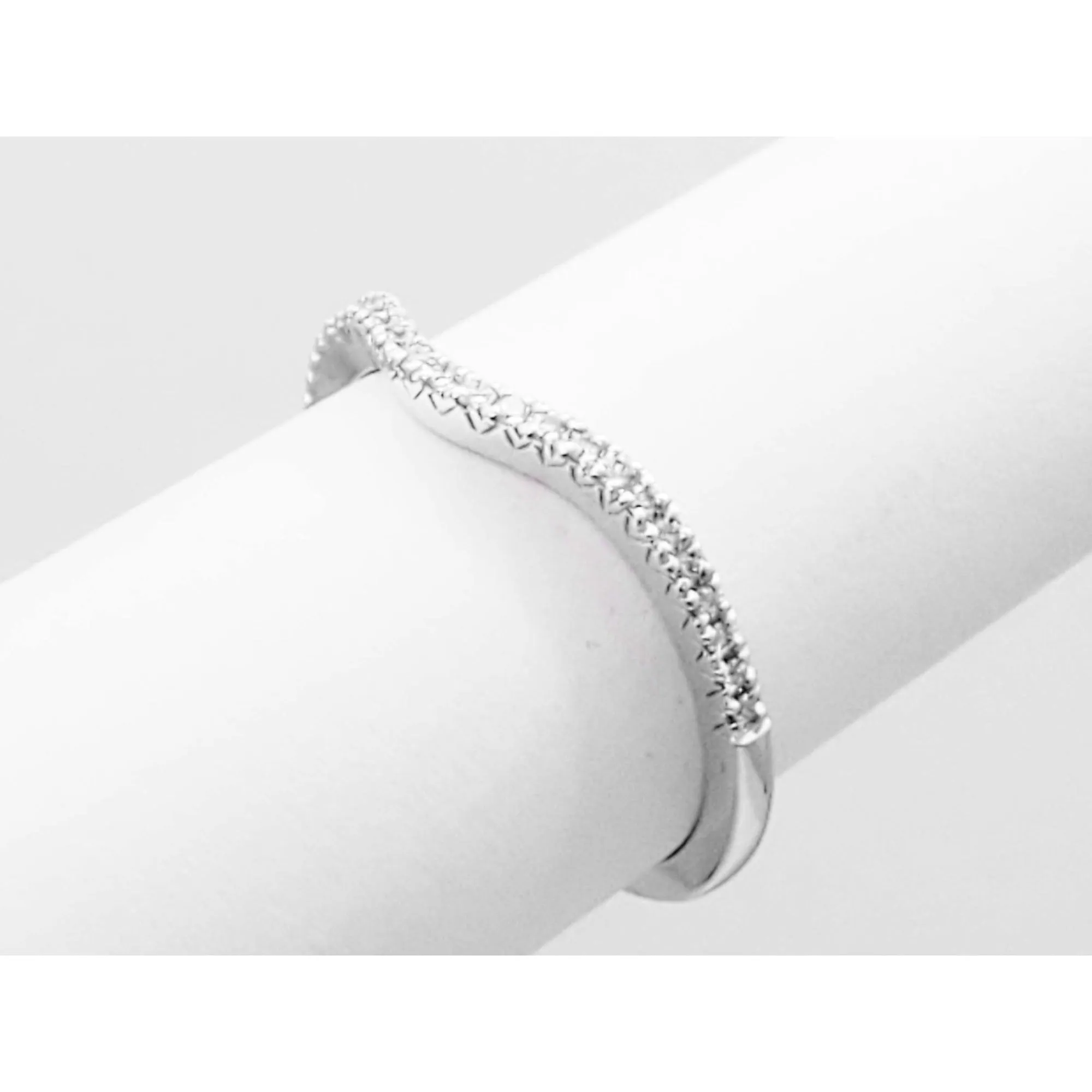 Rosy Blue ZEI 1.4 ctw Diamond Engagement Set 14k White Gold Size 6.75