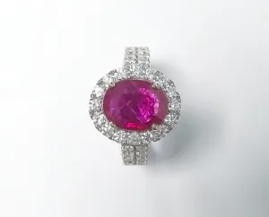 Ruby Oval Ring 1.79 cts