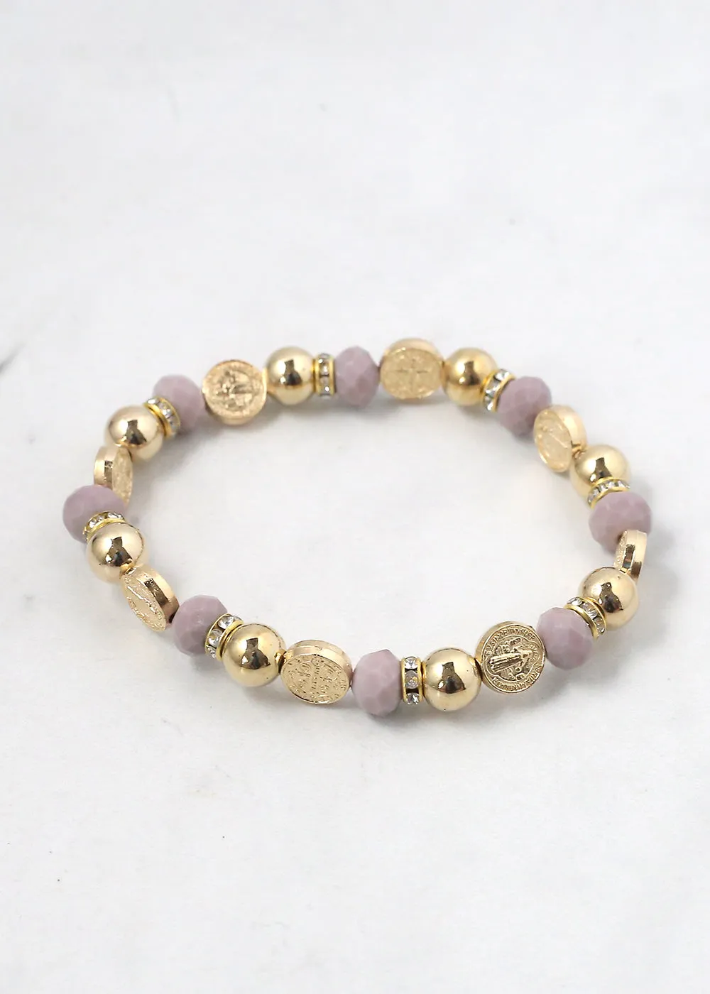 Saint Benedict Beaded Bracelet