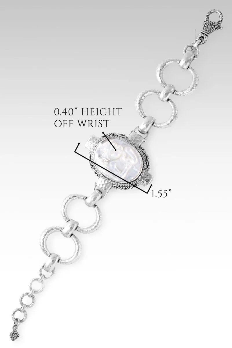 Seraphiel Bracelet? in White Mother of Pearl