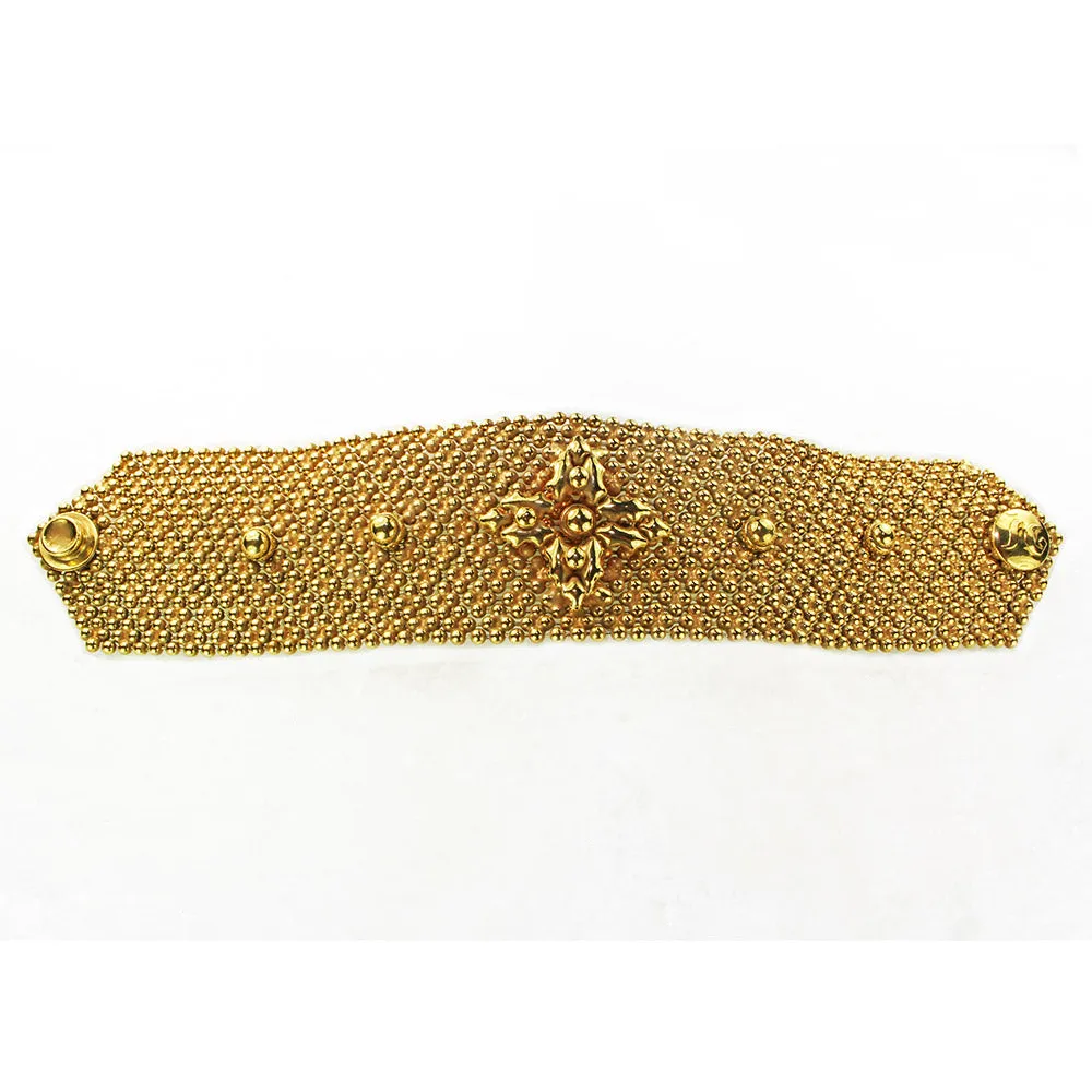 SG Liquid Metal B96-AG (ANTIQUE GOLD FINISH) Bracelet by Sergio Gutierrez