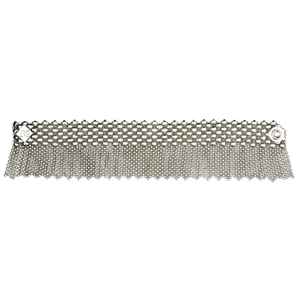 SG Liquid Metal TB37 - AS Antique Silver Bracelet by Sergio Gutierrez