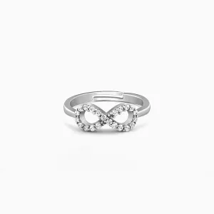 Silver Infinite Grace Ring