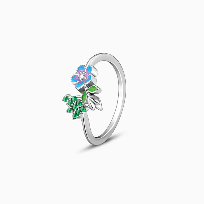 Silver Nectar Love Ring