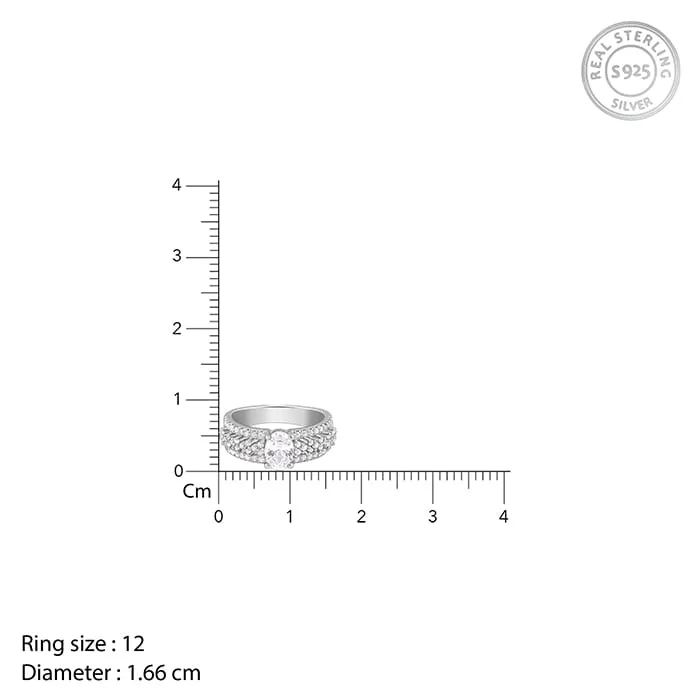 Silver Queen of Hearts Ring