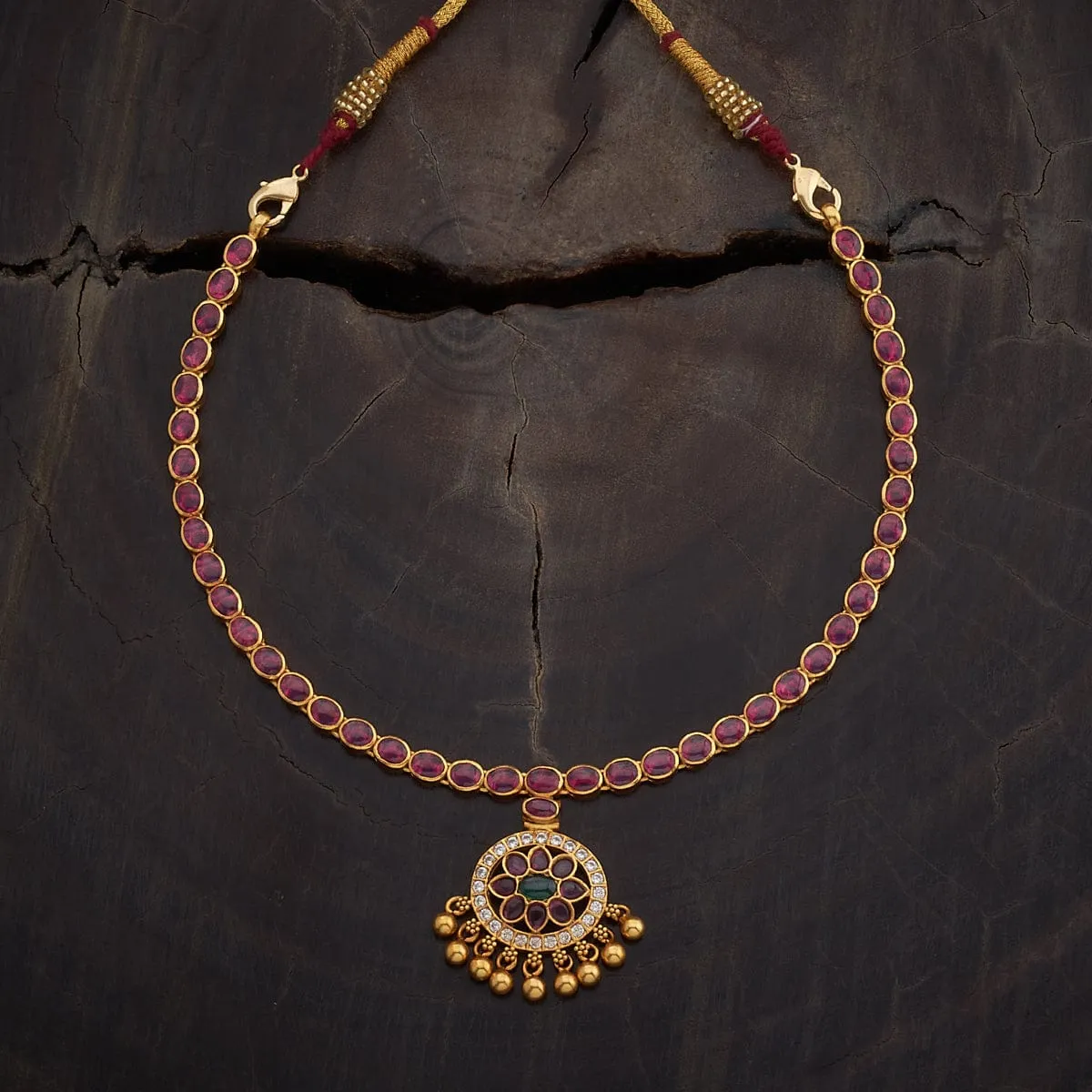 Silver Temple Necklace 169956