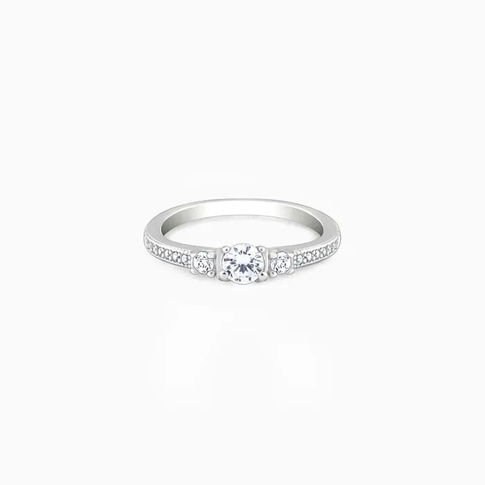 Silver Trilogy of Love Ring