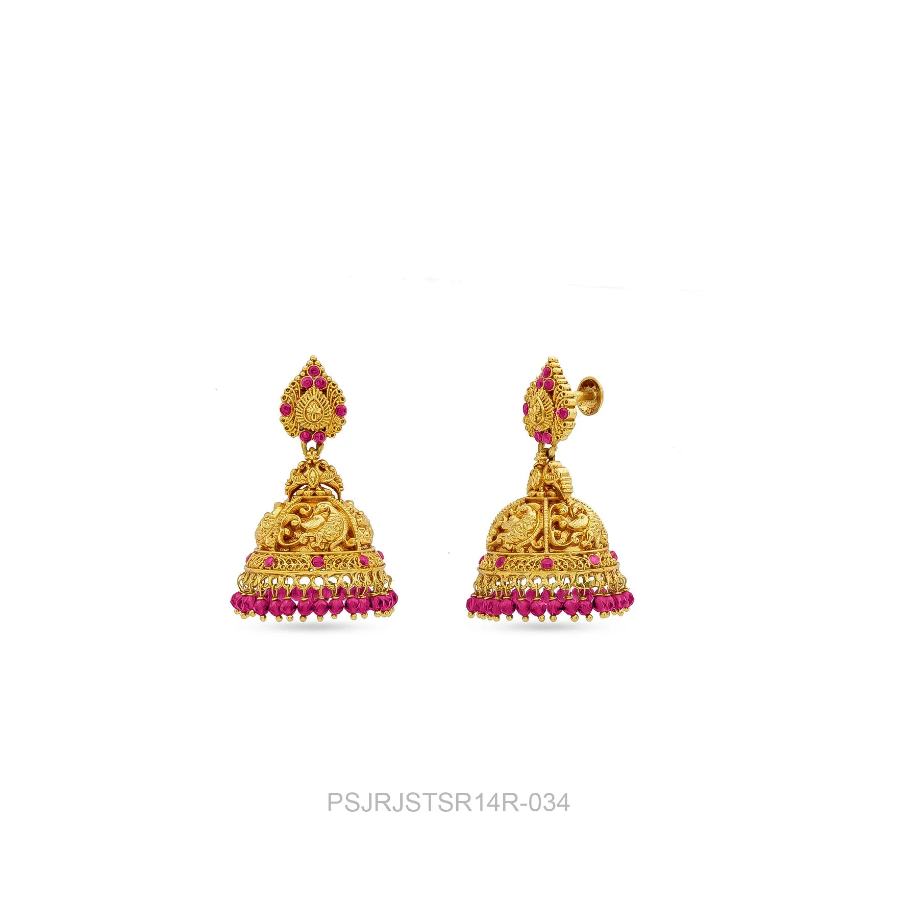 Sreshta Collection Gheru Earrings PSGRJSTSR14R-034