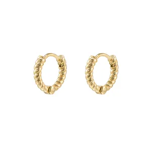 Sterling Silver Tidal Huggie Earrings