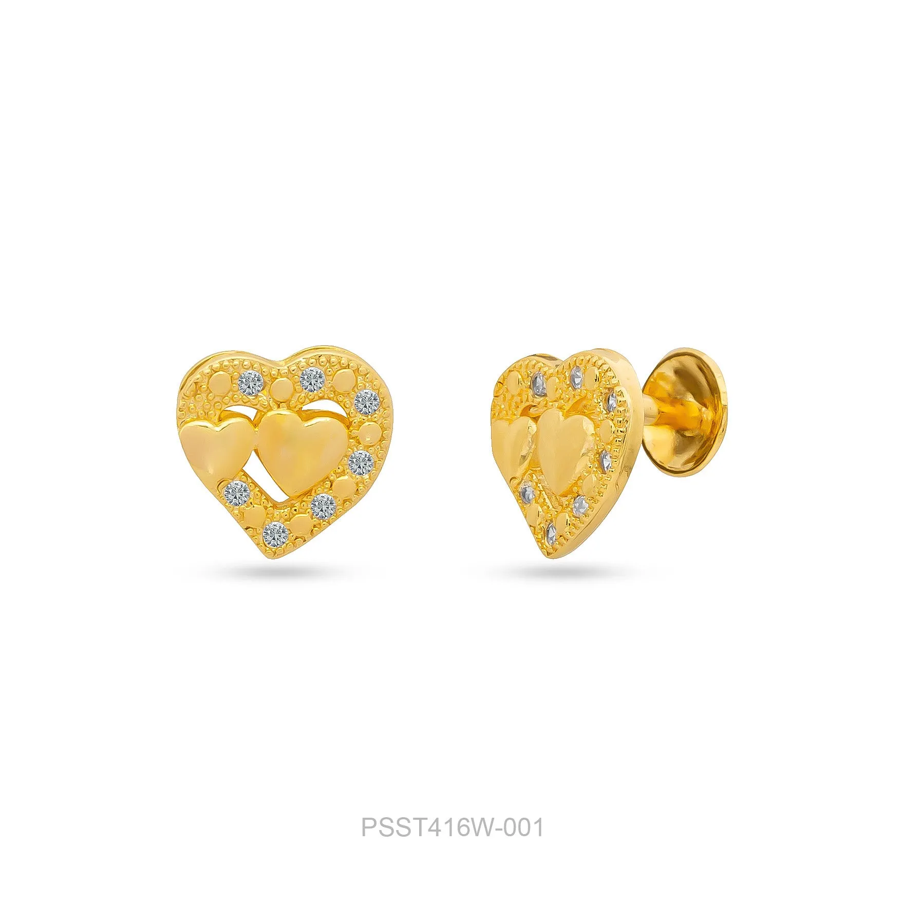 Stone Earring PSST416W-001