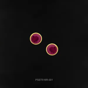 STONE EARRING PSST516R-001