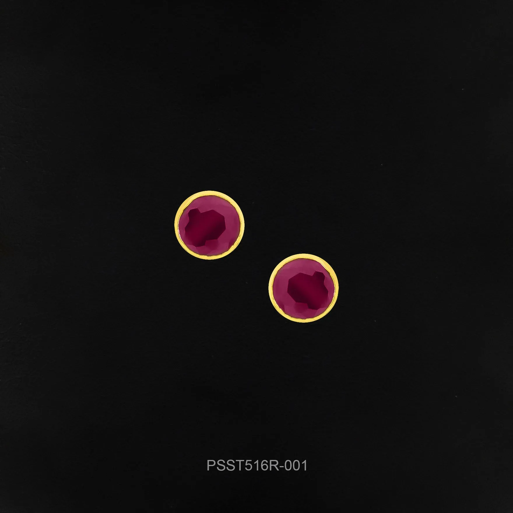 STONE EARRING PSST516R-001