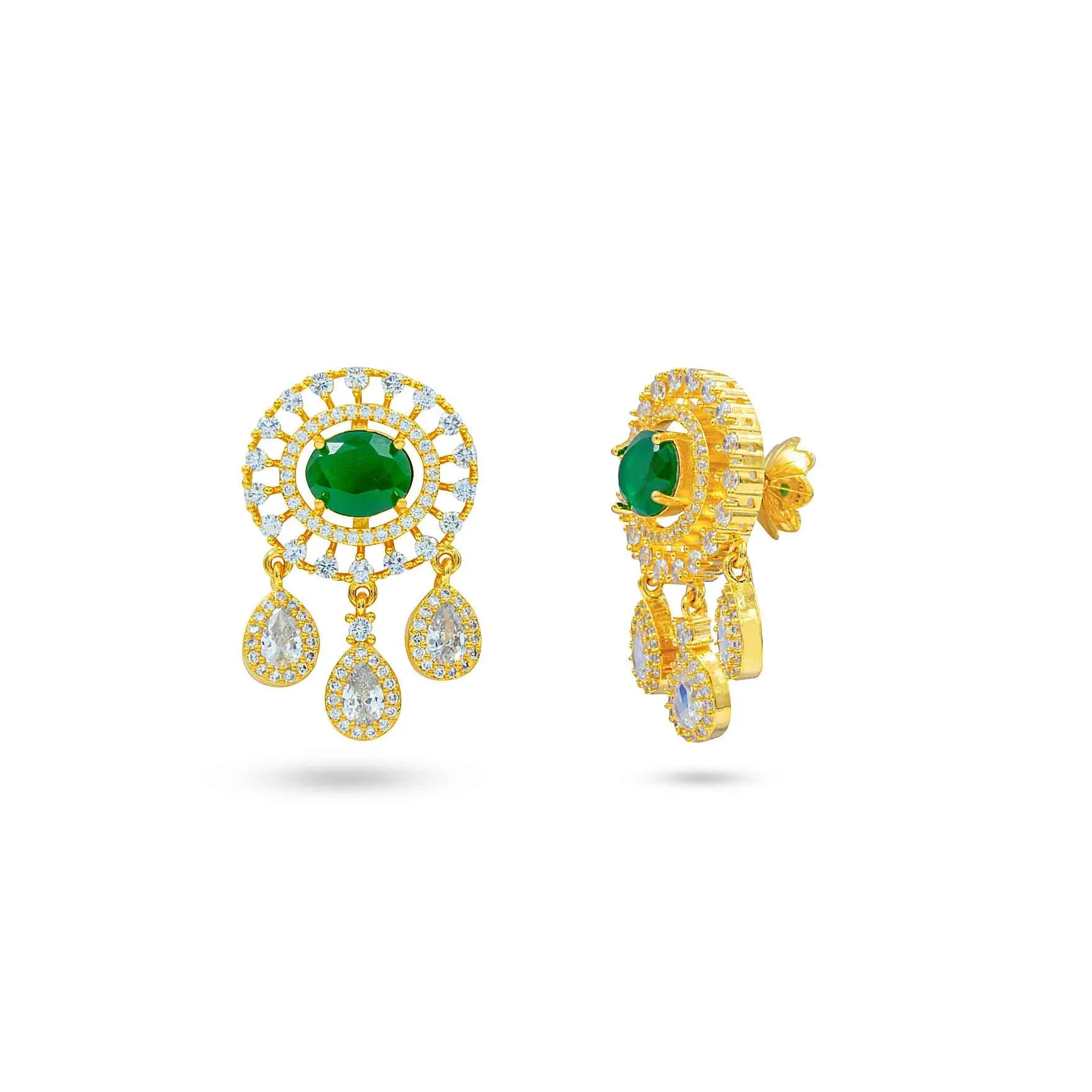 STONE PENDANT WITH STUD PMSLT5WG-003, PMSHST61WG-082