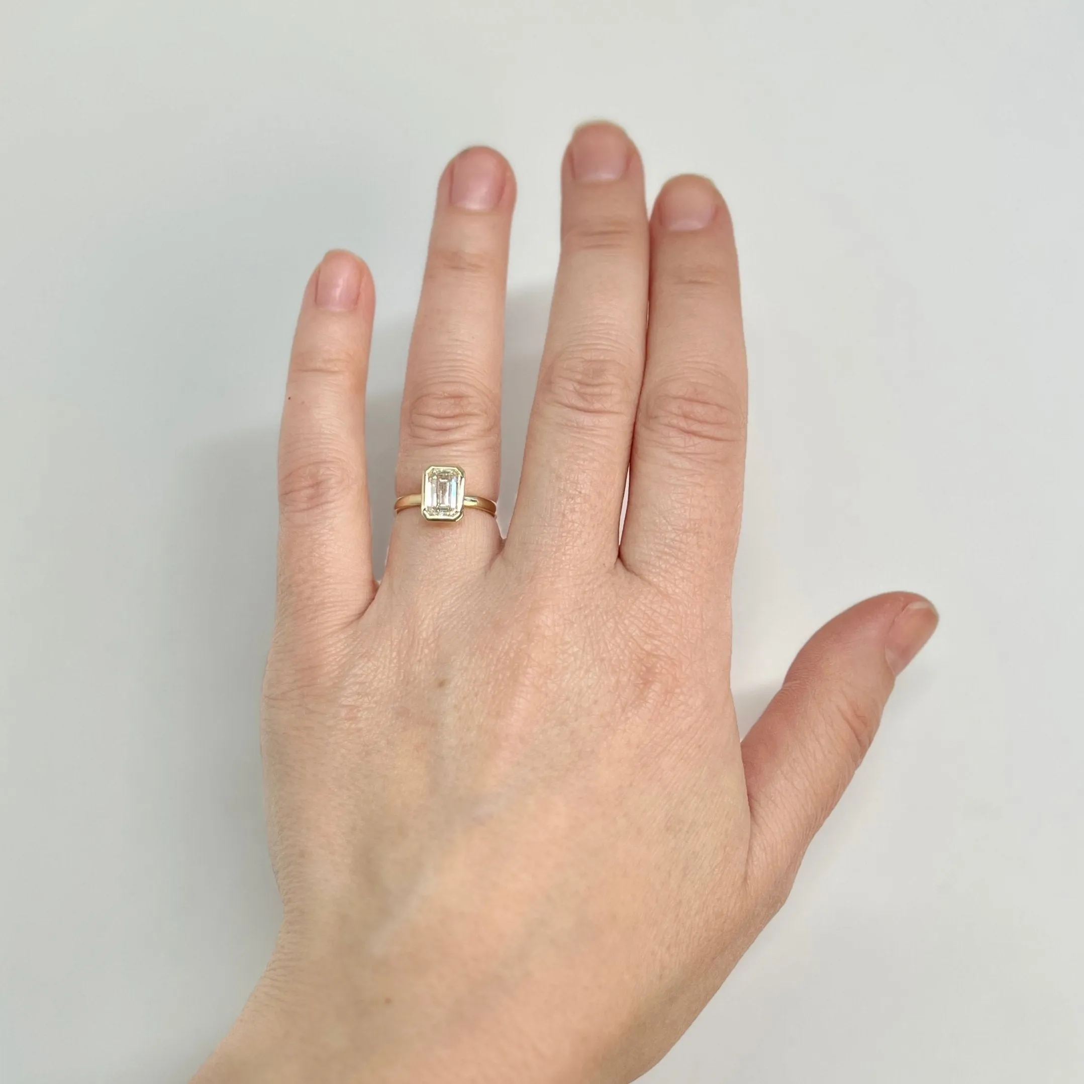 Syd Ring with 1.50ct Lab-grown Diamond in Gold