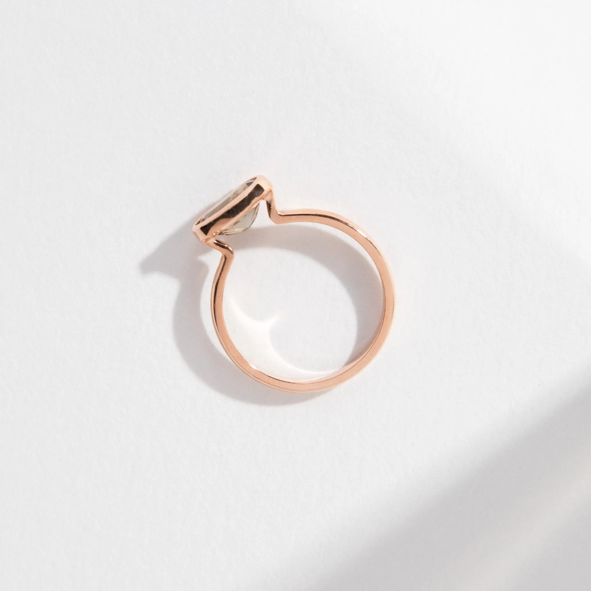 Syd Ring with Andalusite in Gold