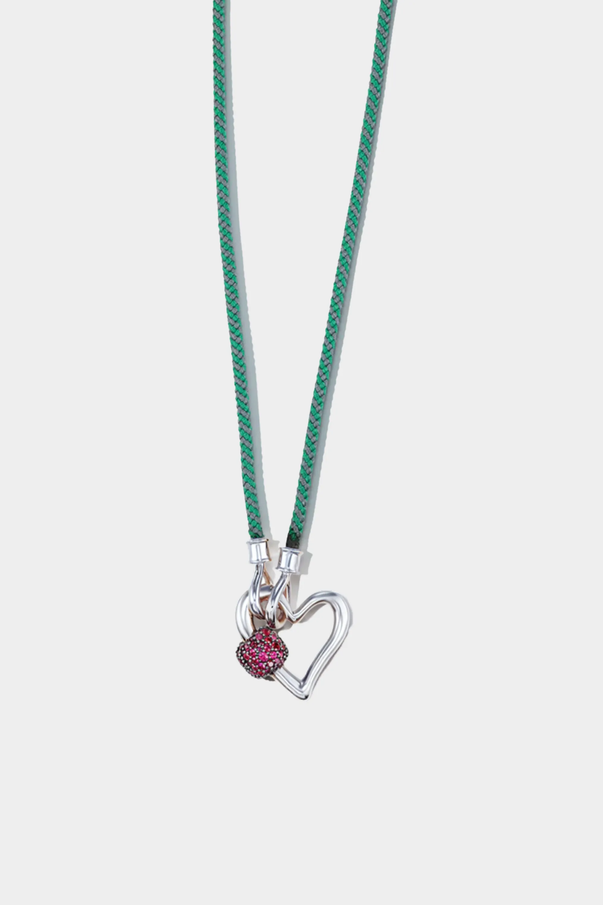 The String Project Necklace - 32", Silver - Greenbean