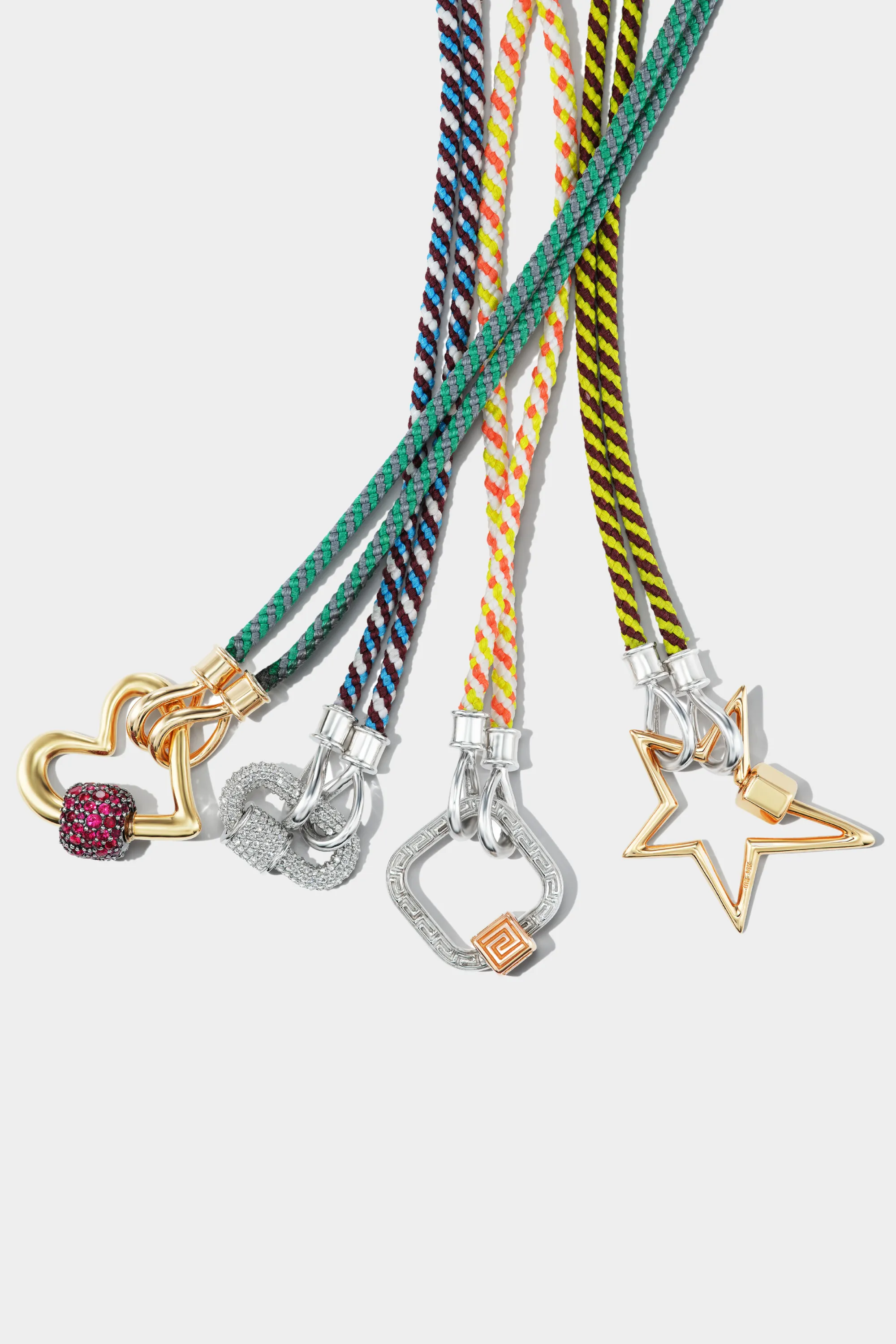 The String Project Necklace - 32", Silver - Greenbean