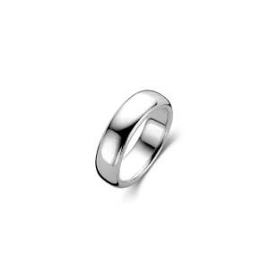 Ti Sento Sterling Silver Wide Polished Band