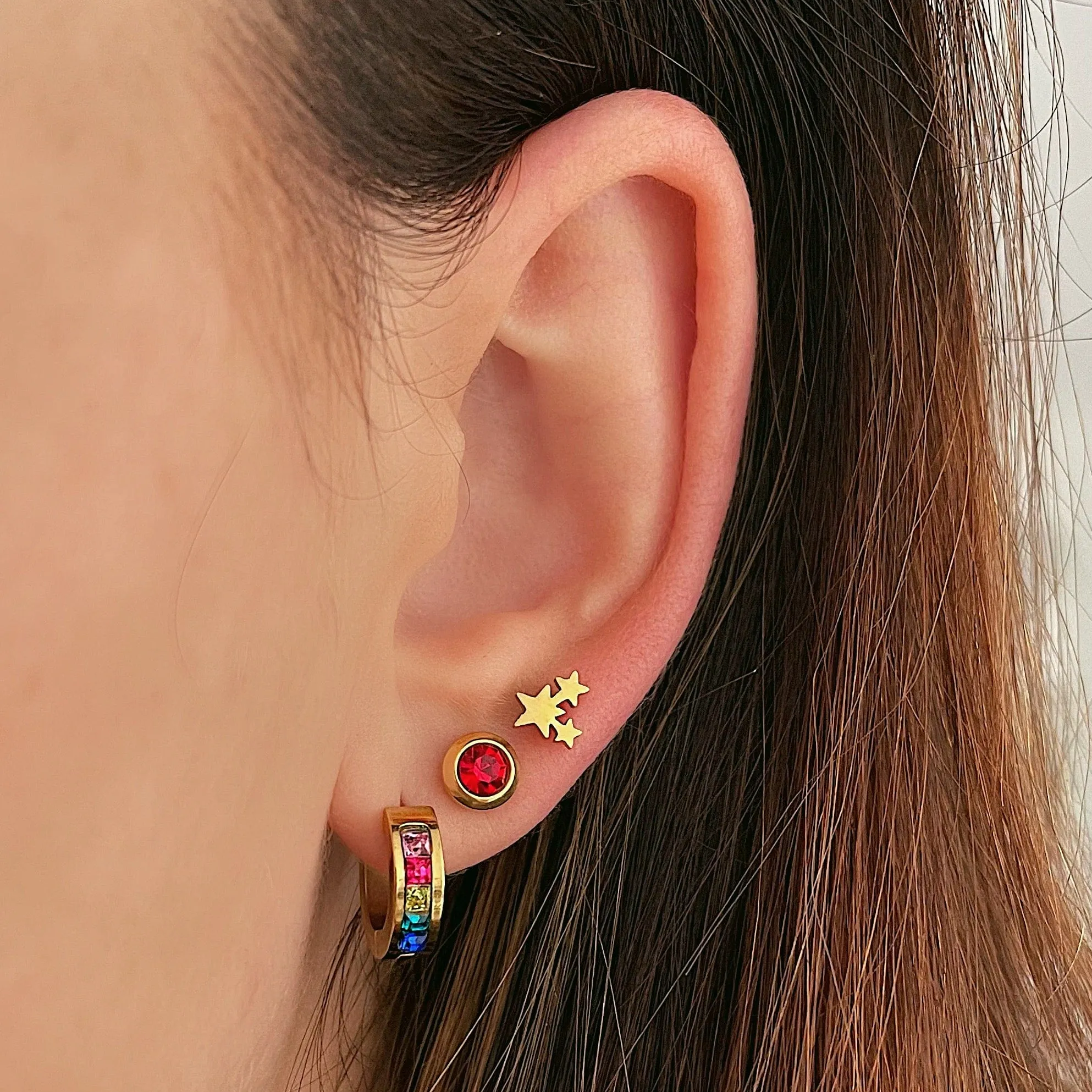 Twinkle Star Stud Earrings