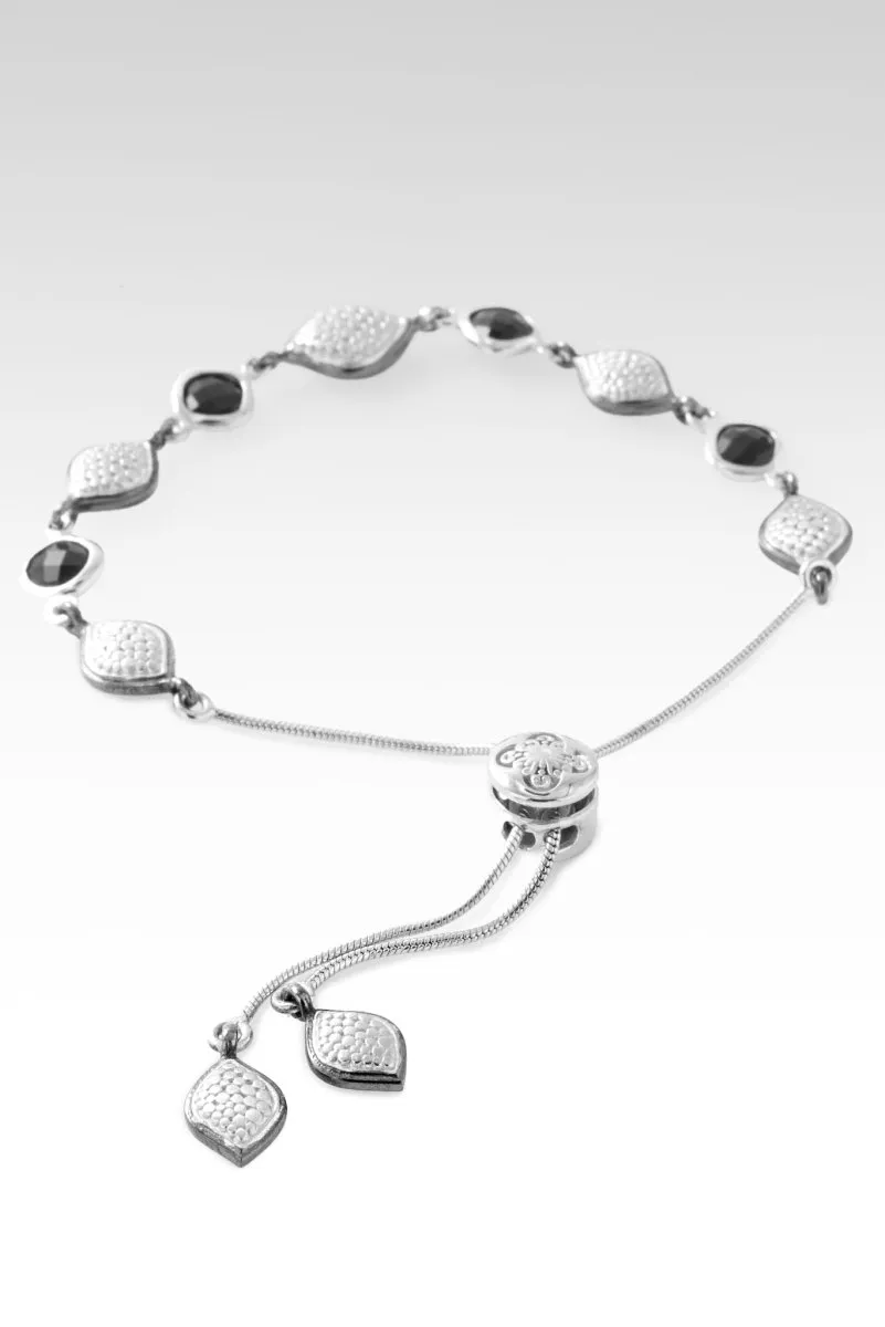 U R Valued Bracelet? in Black Spinel