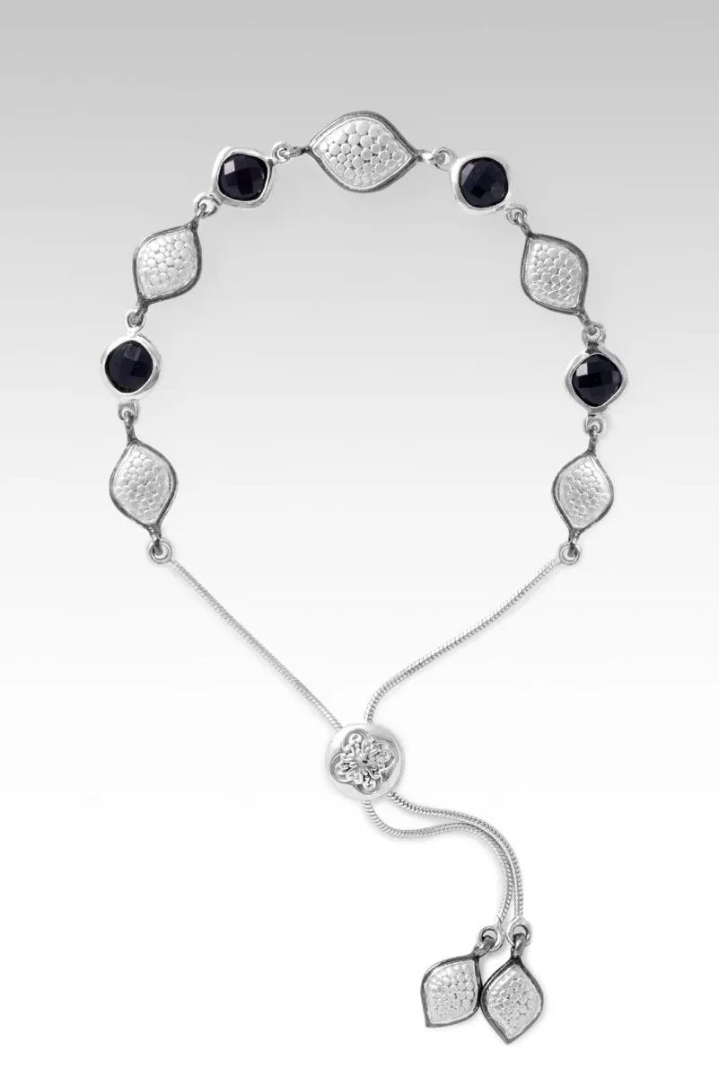 U R Valued Bracelet? in Black Spinel