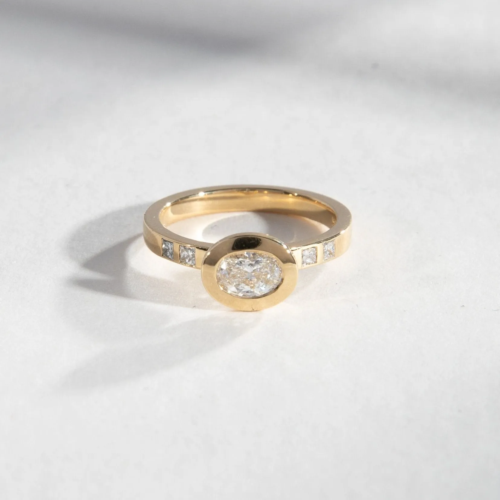 Velta Ring with 0.52ct Lab-grown Diamond in Gold