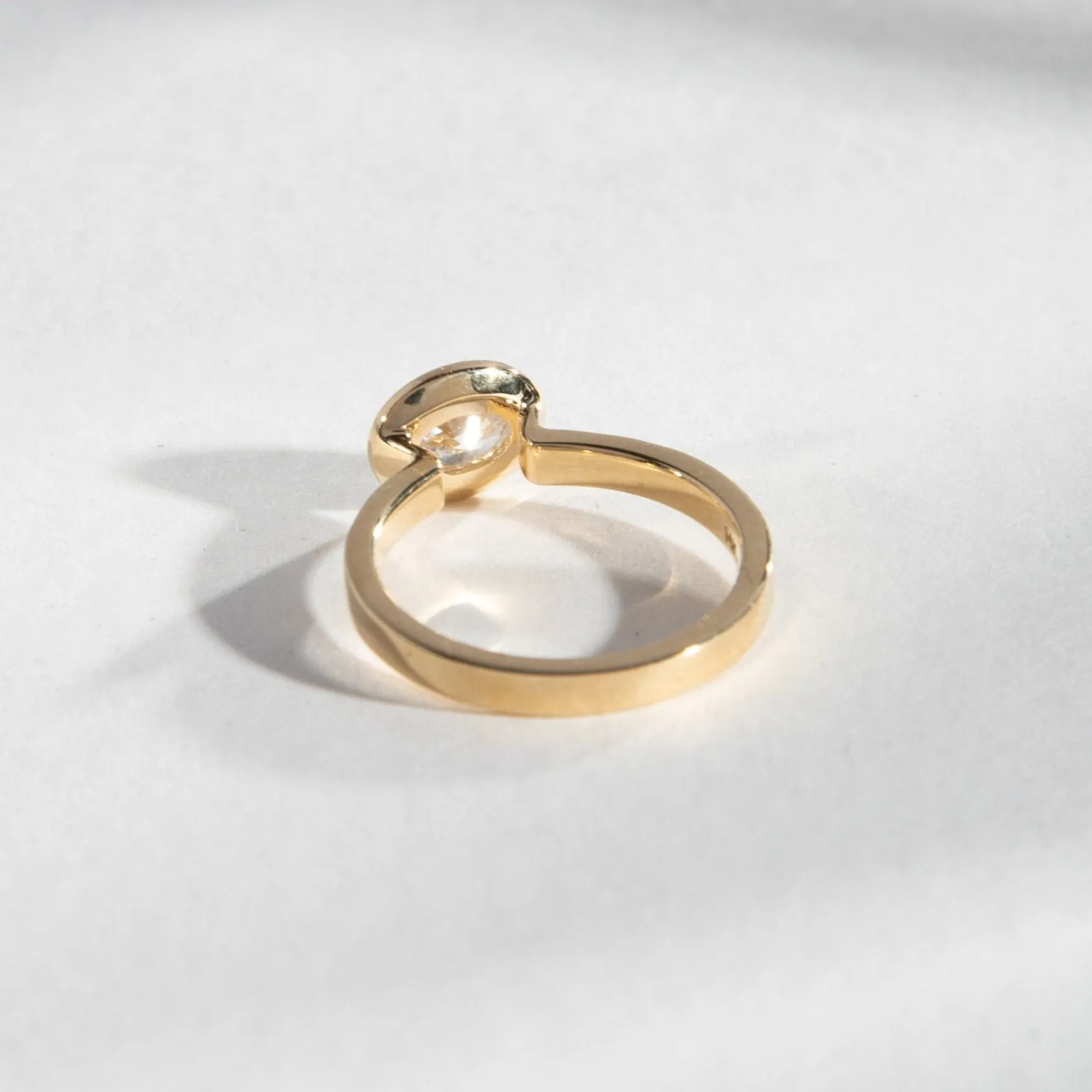 Velta Ring with 0.52ct Lab-grown Diamond in Gold