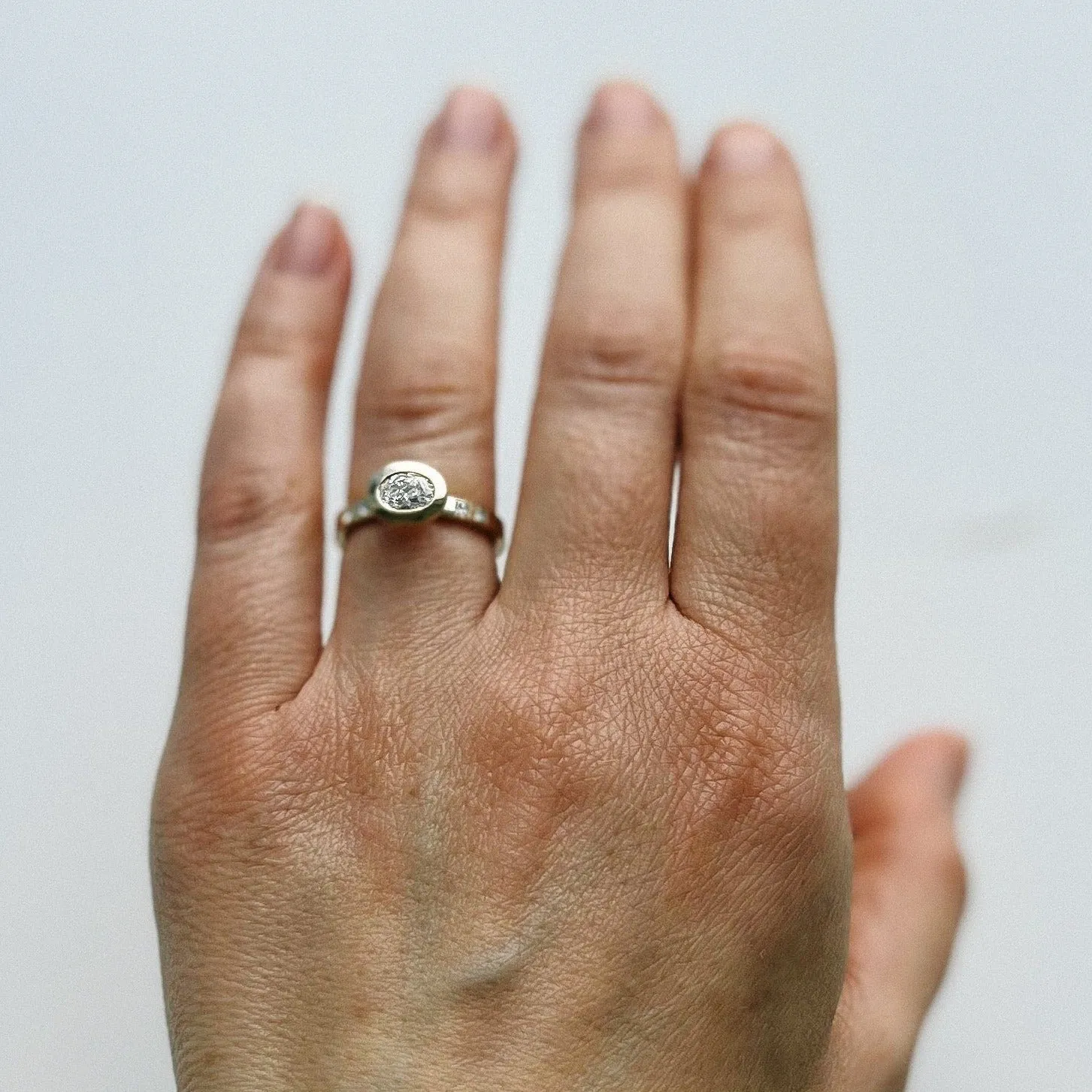 Velta Ring with 0.52ct Lab-grown Diamond in Gold