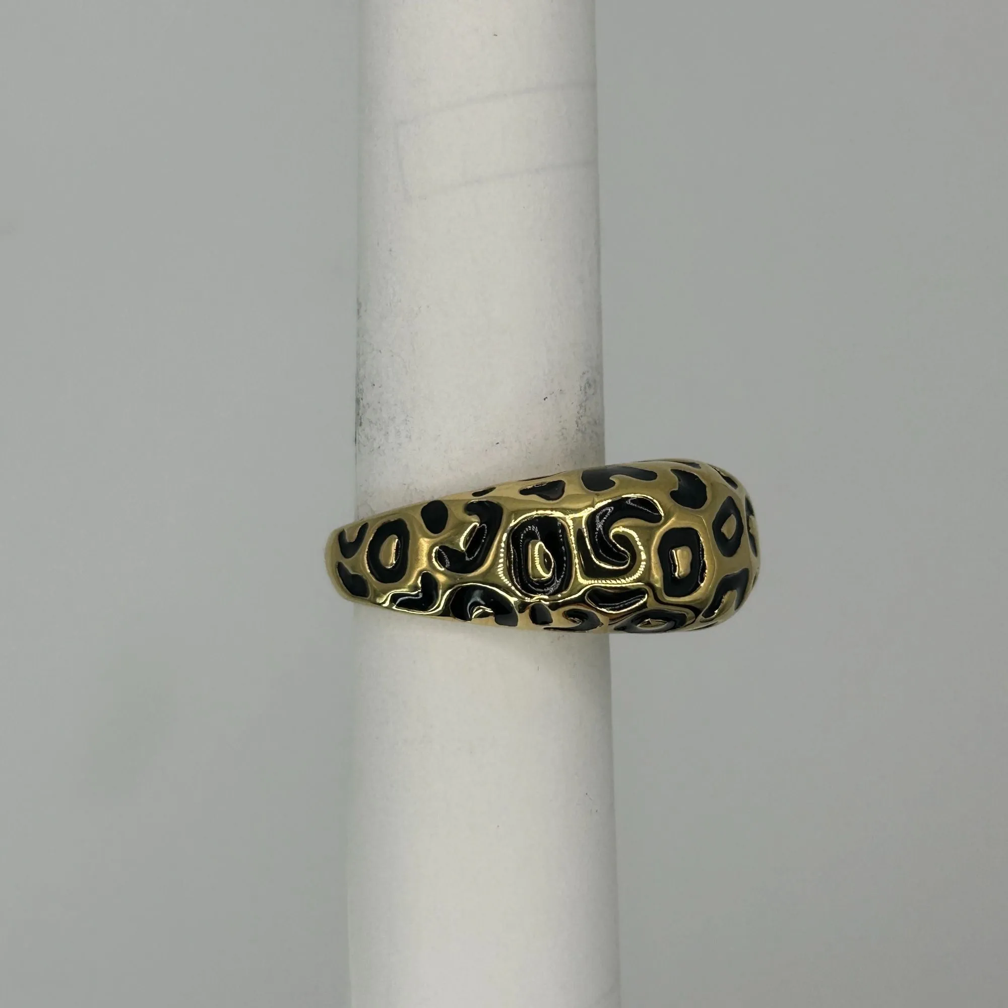 Vintage St. John Gold Plated Cocktail Ring Size 8.25