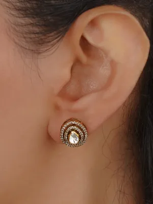 White Color Victorian Earrings - VCSL925-EAR15