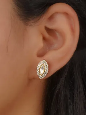 White Color Victorian Earrings - VCSL925-EAR17