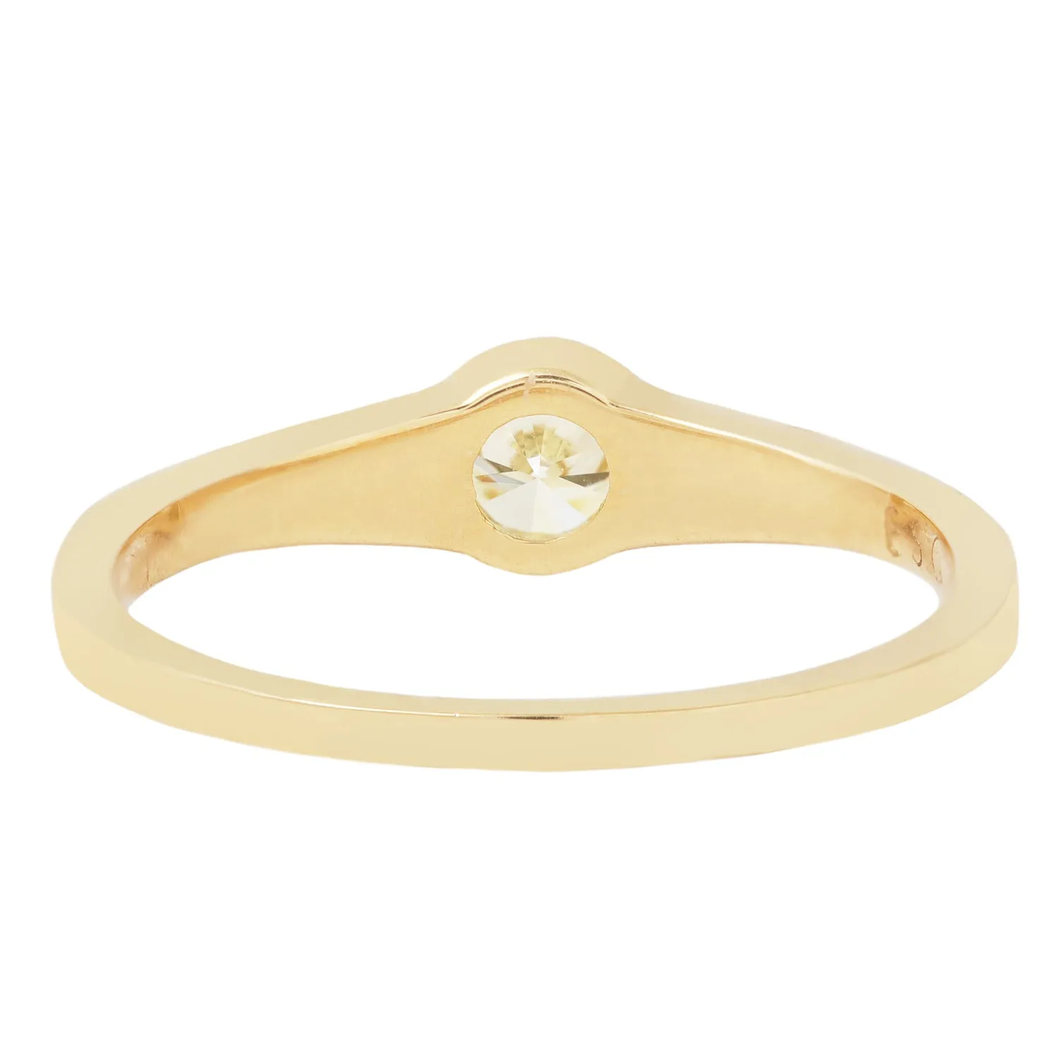 Yellow Diamond Eclipse Ring